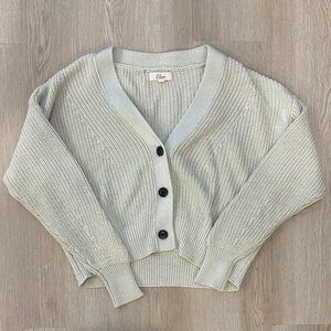 Tan Button-Up Cardigan